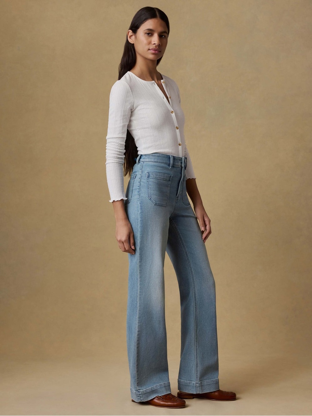 Faherty Stretch Terry Patch Pocket Pant Size 25